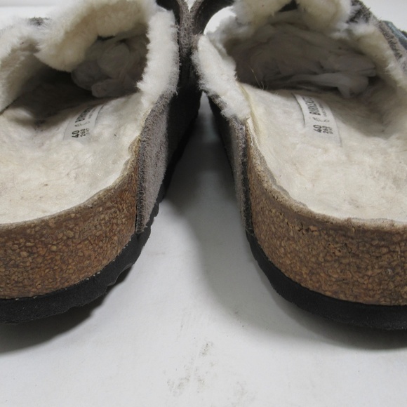 Birkenstock Unisex Boston Shearling Suede Leather Stone Coin 7 US M / 9 US L main image 12